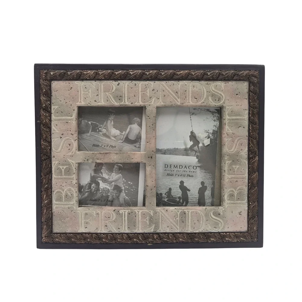 Demdaco Best Friends Collage Photo Frame Bill Stross Stone 8x10